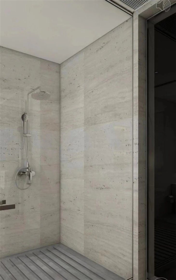 Travertine Bathroom Floor