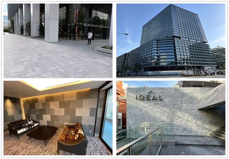 Zhenhao stone supplied granite wall and floor project