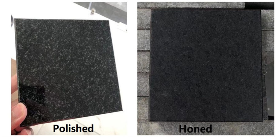 Finland black granite polished and honed finishes Finland black granite polished and honed finishes