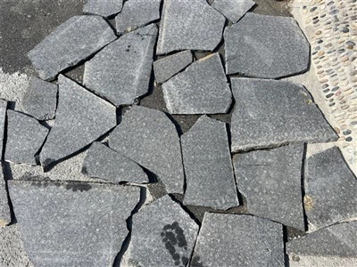 Black Slate Ludo popločavanje