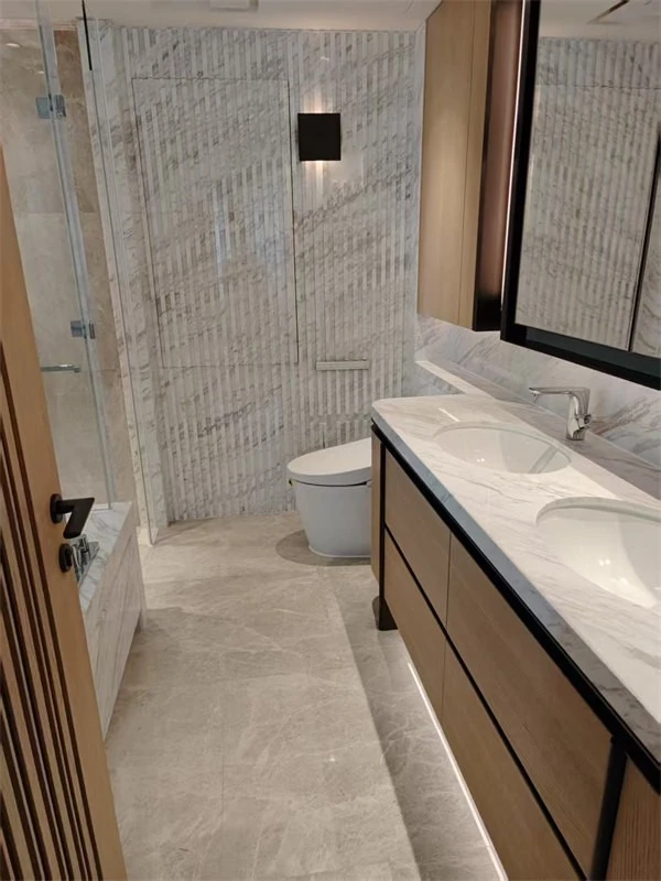 volakas marble for bathroom